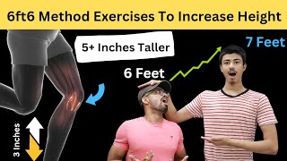 6ft6 Method Exercises To Increase Height  Average 5 Inches Taller [upl. by Yrian]