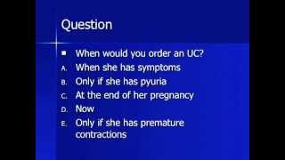 Asymptomatic Bacteriuria  Ana Velez MD [upl. by Neukam]