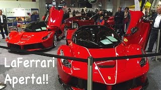 The first LaFerrari Aperta in Switzerland [upl. by Aisinut837]