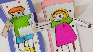 DIY PAPER CRAFT ACTIVITY for kids papercraft craftactivity [upl. by Pentheas]