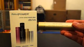 RAVPower Luster RPPB08 3000mAh Battery Pack Review [upl. by Ayal]