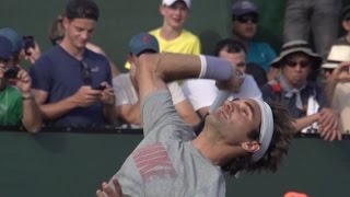 Tennis  Roger Federer Slow Motion Serves [upl. by Yramliw]