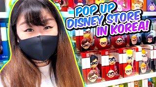 TOY HUNTING at Disney Pop Up Store in KOREA  So much EXCLUSIVE MERCH and DISNEY PINS [upl. by Irmine618]