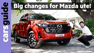 Mazda BT50 2025 preview Major update for Isuzu DMax twin and Toyota HiLux rival brings new look [upl. by Ivers]