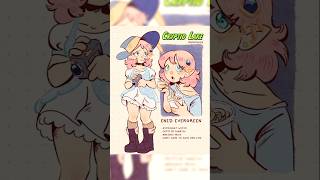 Enid Cryptid Lake animedrawing art characterdesign originalcharacter webcomic [upl. by Yddet]