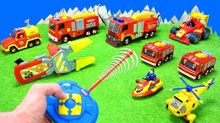 Feuerwehrmann Sam Elektrische Feuerwehrautos amp Spielzeugautos für Kinder  Spielzeug Unboxing [upl. by Maiocco]