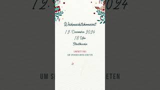 Ratsgymnasium Weihnachtskonzert 2024 [upl. by Jacobina699]