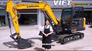 LUGONG 906F Excavator Compact Versatility [upl. by Laro]