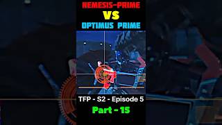 Nemesis Prime vs Optimus Prime  tfp  season 2  episode 5  cartoon edit  short foryou viral [upl. by Wrennie]