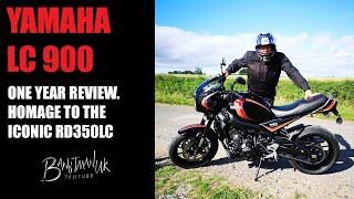 Yamaha LC900 Owners first year review and ride out A homage to the RD350LC [upl. by Elynad]