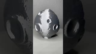 Timelapse of a moon being printed on a 3d printer 🌕 moon light 3d art 3dprinting deaf music [upl. by Nnel]