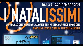 Volantino unieuro dal 3 al 24 dicembre 2021 [upl. by Nolyad]