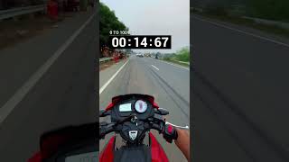 TVS Apache RTR 160 2V🚀🚀 2022  0 To 100 Acceleration Test automobile tvs acceleration [upl. by Allerim]