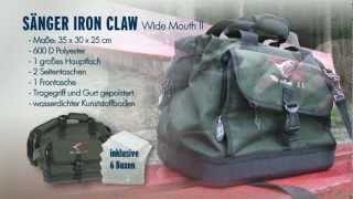 Tasche IRON CLAW Wide Mouth II inkl 6 Boxen [upl. by Atterrol]