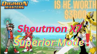 Digimon Masters Online GDMO  Shoutmon x7 Superior Mode leak [upl. by Adaiha]