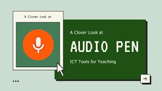 Unlock the Power of AudioPen for Teachers and Students  Enhance Learning amp Productivity [upl. by Novad]