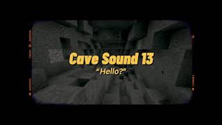 Minecraft Cave Sounds 1 to 19 [upl. by Avrom]