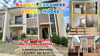 Murang Single Attached Sample Expanded Linnea Model  House Tour  AXEIA [upl. by Alleinad]