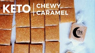 Keto Chewy Caramel with Allulose  Revised LowCarb Caramel Recipe [upl. by Macmillan]