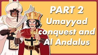 History Of Spain and Portugal PART 2 the Umayyad conquest and AlAndalus illustrated summary [upl. by Nomed151]