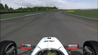 Formula Ford Thruxton Full Race Onboard  rFactor [upl. by Sig]