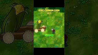 All Level King Cannon Corn vs Zomboss 🔥 pvz pvz2 pvzfusion plantsvszombies [upl. by Ecnarrat281]