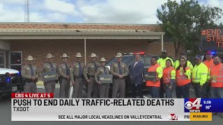 TxDOT holds anniversary to End the Streak of driving fatalities [upl. by Lotz]