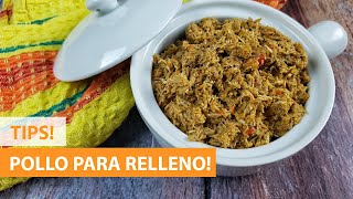 Como Hacer POLLO para RELLENO de EMPANADAS 🍗🥟  Tips [upl. by Eseerehs]