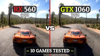 GTX 1060 vs RX 560  How Big Is The Difference [upl. by Keverne]