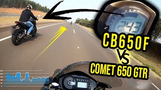 COMET GTR 650 X CB 650F  EXCLUSIVO  Mais de 240kmh [upl. by Norma]