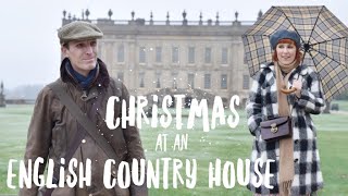 GETTING INTO THE FESTIVE SPIRIT AT A GLORIOUS ENGLISH COUNTRY HOUSE Christmas at Chatsworth [upl. by Quinby]