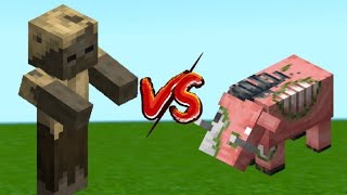 60 Husk Vs 15 Hoglins MINECRAFT [upl. by Arol567]