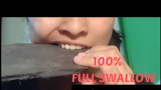 Full swallow🤤 please subscribe 🥺🙏 clay claycrunch eatingclay swallow nakumattclay crunch [upl. by Gagliano]