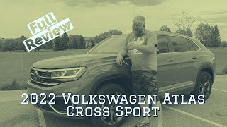 2022 Volkswagen Atlas Cross Sport review [upl. by Etteyafal]