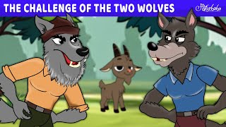 The Challenge of The Two Wolves 🐺🍎🐐  Bedtime Stories for Kids in English  Fairy Tales [upl. by Birch]