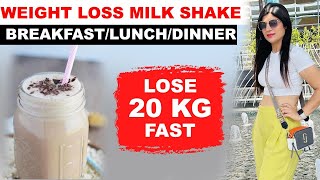 Weight loss DrinkFast Weight Loss Lose weight fast Diet Plan Milk Shake  DrShikha Singh [upl. by Fernandez789]