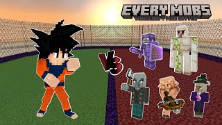 GOKU vs EVERY MINECRAFT MOBS [upl. by Sitof733]