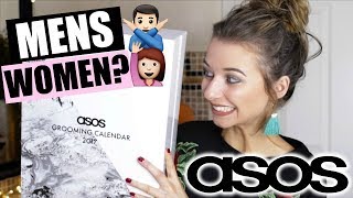 ASOS MENS ADVENT CALENDAR 2017  FOR WOMEN TOO [upl. by Ahsimaj]