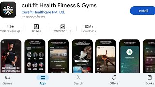 How To Install Cult Fit Health Fitness amp Gyms Apps  How To Download Cult Fit Health Fitness amp Gyms [upl. by Eiramanig836]