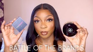 CHANEL POUDRE UNIVERSELLER LIBRE VS HUDA BEAUTY EASY BAKE POWDER [upl. by Franklin]