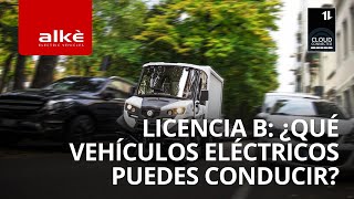 Licencia B ¿Qué vehículos eléctricos puedes conducir [upl. by Ahsaercal]