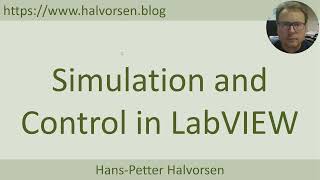 Simulation and Control in LabVIEW [upl. by Daveda]