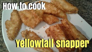 How to cook yellowtail snapper [upl. by Galliett950]