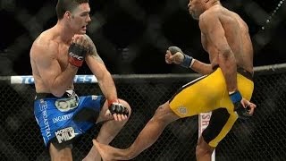 Anderson Silva vs Chris Weidman 2 ufc168 [upl. by Byler]