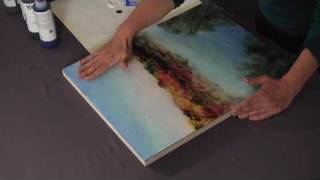 Watercolor amp Oil Effects with Acrylic Paint excerpt [upl. by Amick797]