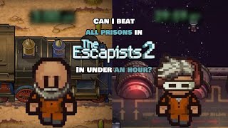 Can I beat ALL base prisons in The Escapists 2 in under ONE HOUR [upl. by Enrol90]