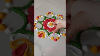 Easy rangoli designs for beginners rangolirangolidesignsdiwali [upl. by Alyhs]