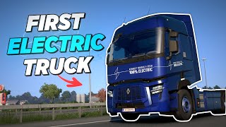 First Electric Truck in Euro Truck Simulator 2 [upl. by Olrak869]