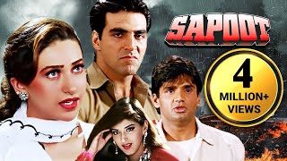 SAPOOT HINDI FULL MOVIE 1996  Akshay Kumar Karishma Kapoor Sunil Shetty Sonali Bendre [upl. by Llehcram]