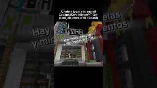 Entra a jugar a mi realm Minecraft Bedrock 121 con mods Gratis y público serverconmods minecraft [upl. by Llednohs823]